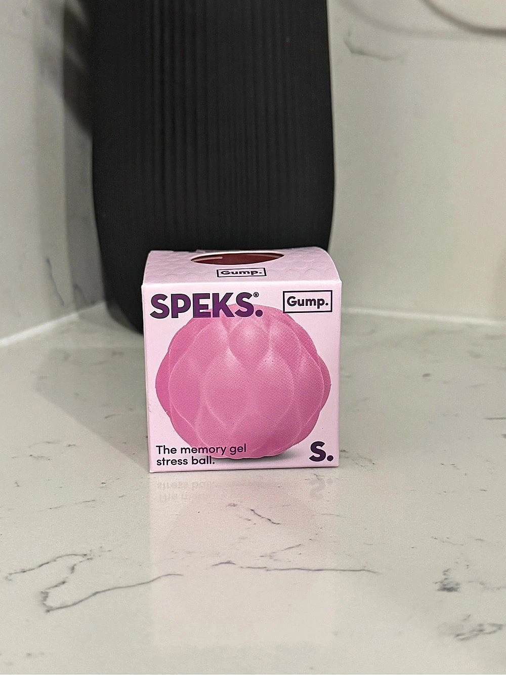 Speks Gump Pink Memory Gel Stress Ball NWT
